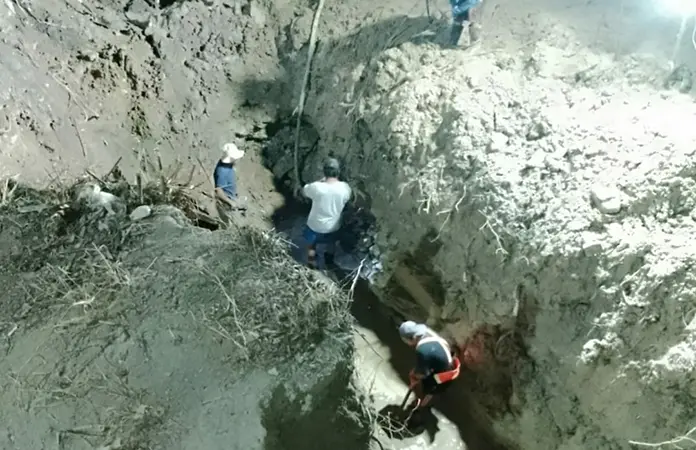 Fuga deja sin agua a miles de familias