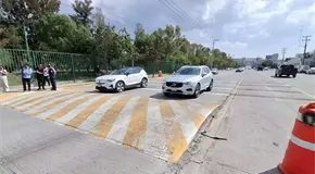 Topes en Chapultepec, insuficientes para seguridad de peatones: colectivo Topes en Chapultepec, insuficientes para seguridad de peatones: colectivo
