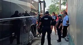 Fallece una turista a bordo de un autobús