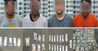En Los &Aacute;lamos, capturan a cuatro presuntos narcos