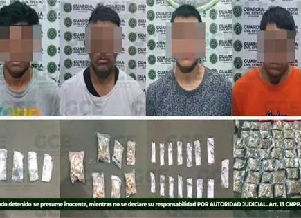En Los Álamos, capturan a cuatro presuntos narcos En Los Álamos, capturan a cuatro presuntos narcos