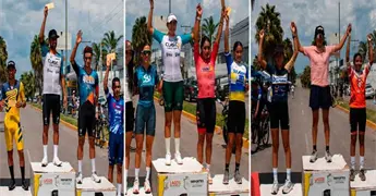 Brillan potosinas en ciclismo de feria