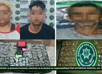 Detienen a cuatro "narcos" con dosis de drogas Detienen a cuatro "narcos" con dosis de drogas