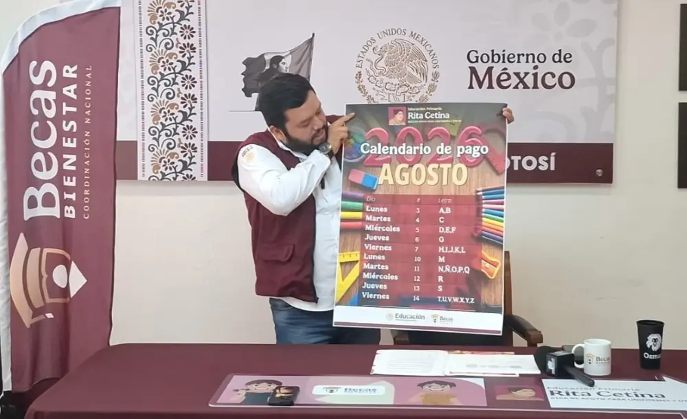 Entregará Bienestar en SLP 98 mil becas para uniformes y útiles