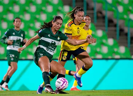 Liga MX Femenil: América domina a Santos Laguna en Apertura Liga MX Femenil: América domina a Santos Laguna en Apertura