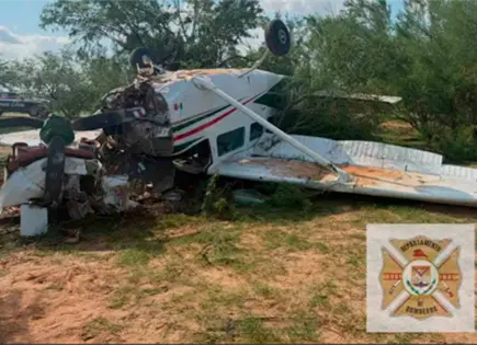 Accidente aéreo en Hermosillo deja tres personas con lesiones Accidente aéreo en Hermosillo deja tres personas con lesiones