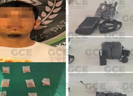 Asegura GCE equipos de videovigilancia clandestina en Charcas Asegura GCE equipos de videovigilancia clandestina en Charcas