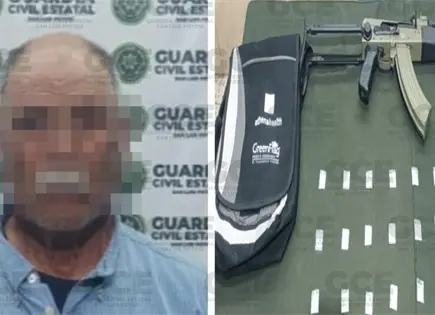 Cae septuagenario con arma y drogas en Villa de Ramos Cae septuagenario con arma y drogas en Villa de Ramos