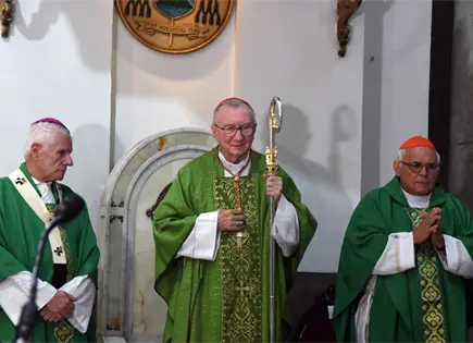 Cardenal Pietro Parolin inicia visita oficial a M&eacute;xico