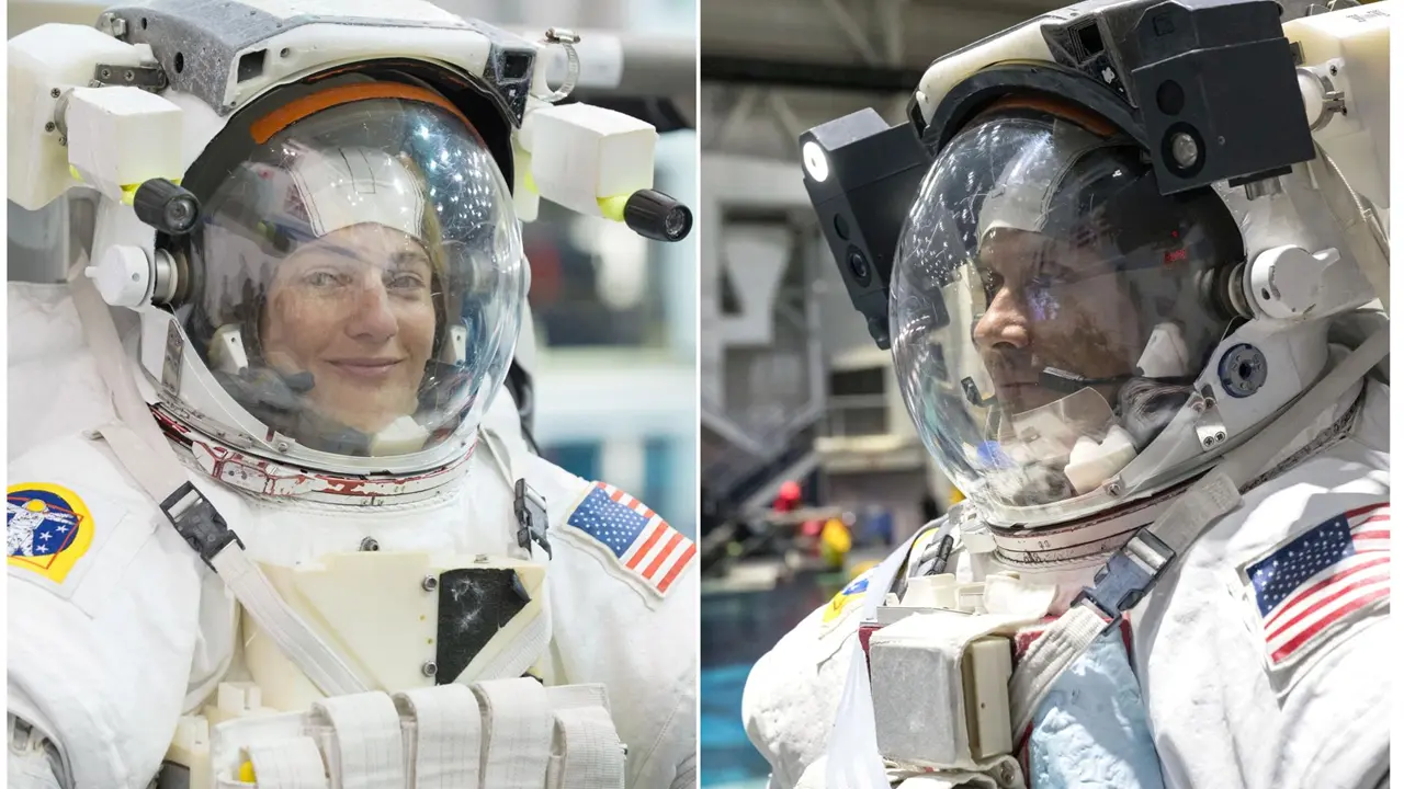 NASA prepara nuevos paneles solares para la estación espacial