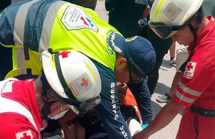 Tras caída accidental, va a dar al hospital