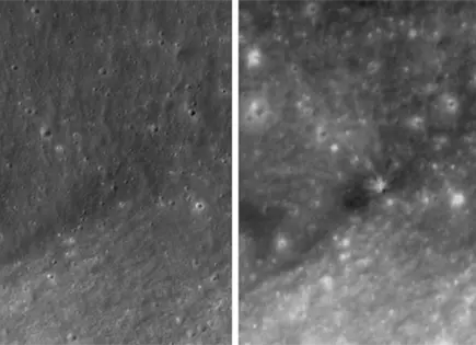 Danuri capta imágenes del impacto del cohete SpaceX en la Luna Danuri capta imágenes del impacto del cohete SpaceX en la Luna