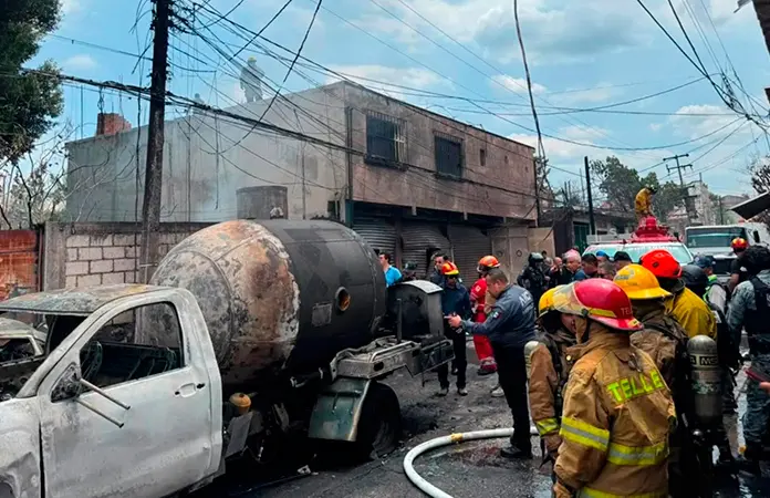 Explota pipa de gas; 21 heridos
