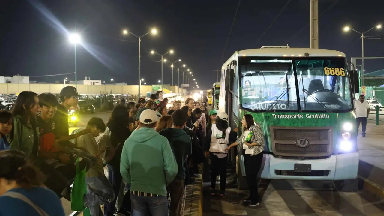 Habilitan cuatro rutas gratuitas a la Fenapo
