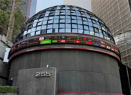 Avance marginal de BMV en la semana Avance marginal de BMV en la semana