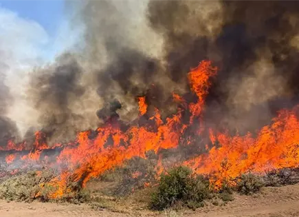 Se estrella helicóptero que combatía incendio Se estrella helicóptero que combatía incendio
