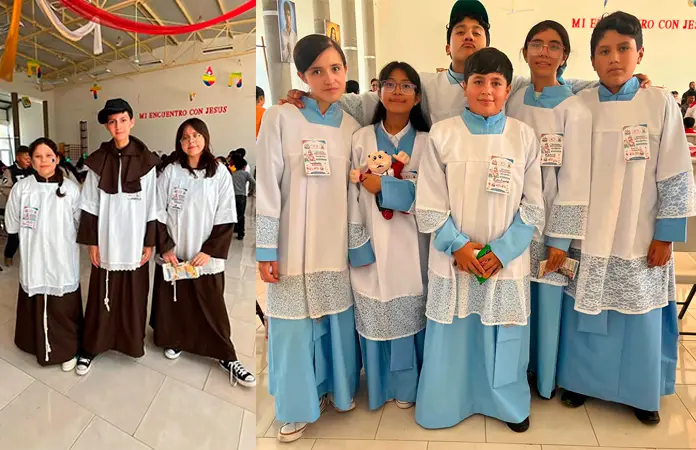 Celebran encuentro de monaguillos
