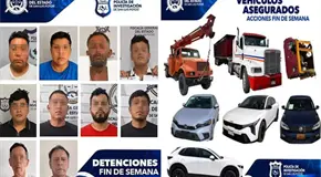 Cumplimenta FGE diez aprehensiones en fin de semana