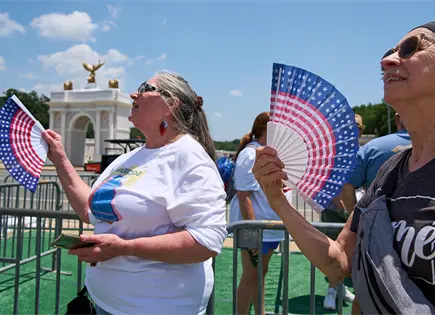Estados Unidos tuvo julio más caluroso registrado: NOAA Estados Unidos tuvo julio más caluroso registrado: NOAA