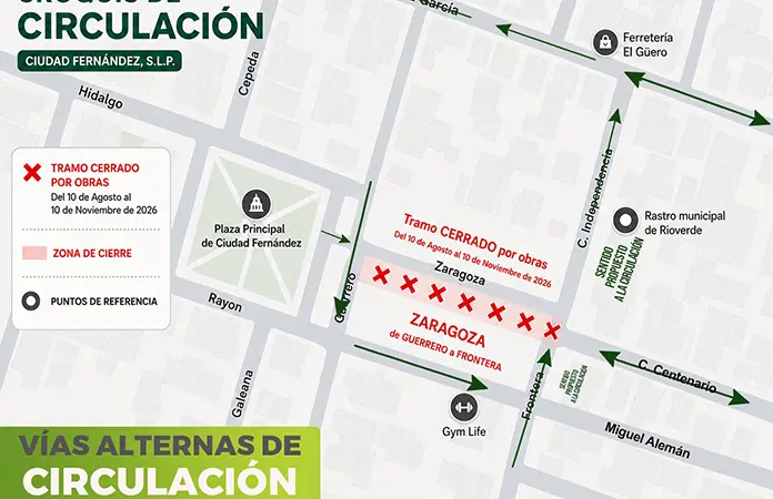 Inician pavimentación de calle Zaragoza