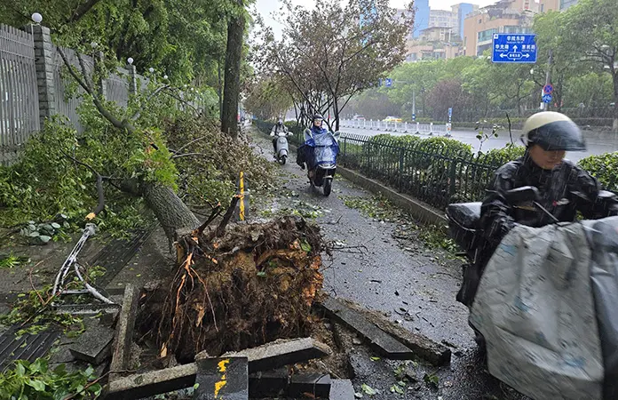 Por tormenta, China suspende vuelos