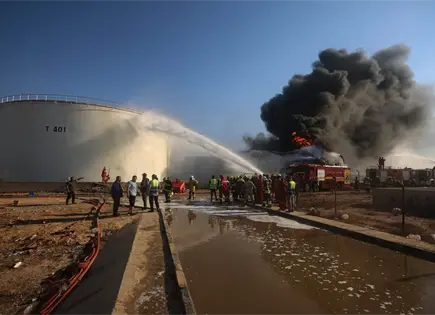 Ataque con dron incendia subestaci&oacute;n el&eacute;ctrica en Zawiya, Libia