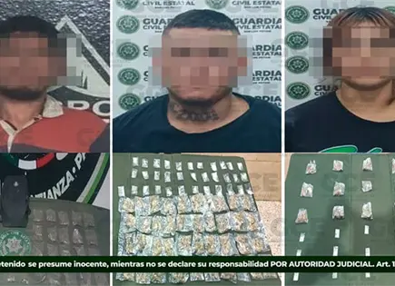 Atrapan a tres vendedores de droga en varios municipios Atrapan a tres vendedores de droga en varios municipios