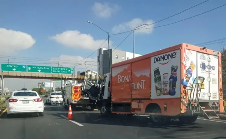 Choque múltiple en la 57 causa largas filas hacia el centro Choque múltiple en la 57 causa largas filas hacia el centro