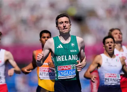 Mark English bate r&eacute;cord europeo en 800 metros en Birmingham