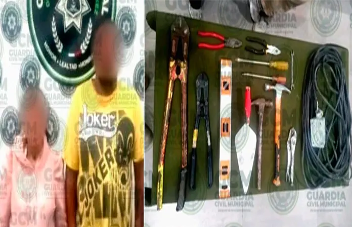 Se robaron herramienta de una obra