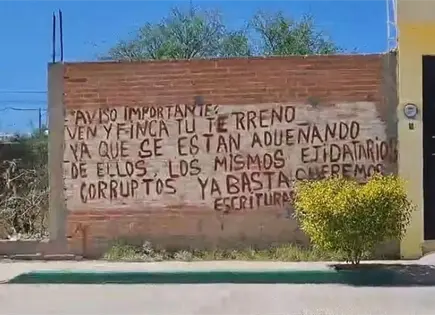 Detectan venta irregular de predios en l&iacute;mites de SGS y CSP