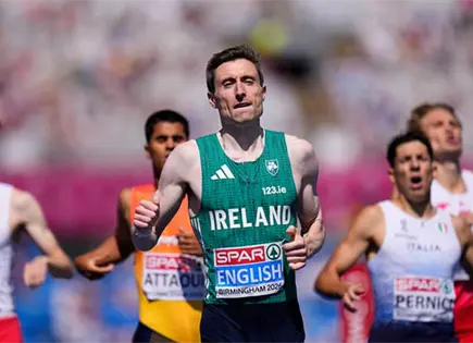 Mark English rompe récord en 800 metros Mark English rompe récord en 800 metros