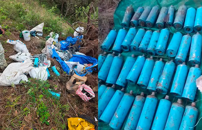 Localizan sitio donde armaban bombas caseras