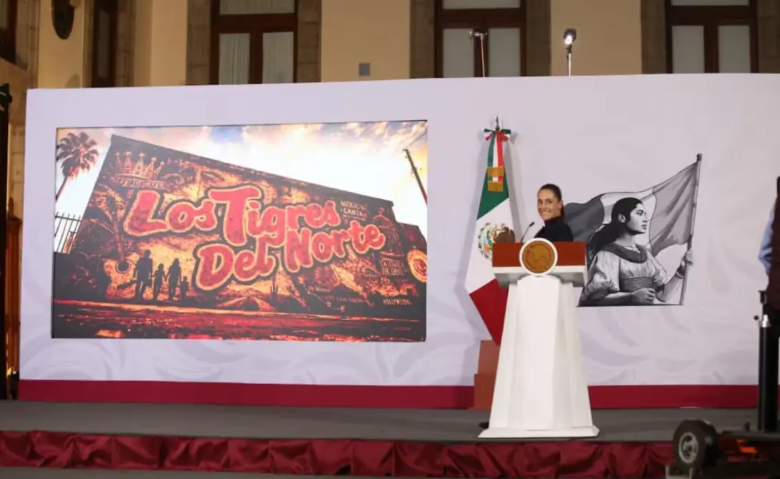 Los Tigres del Norte padrinos de jóvenes en México Canta, confirma Sheinbaum
