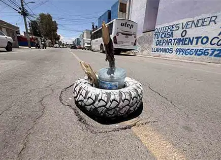Trampa mortal, hoyote en importante crucero Trampa mortal, hoyote en importante crucero