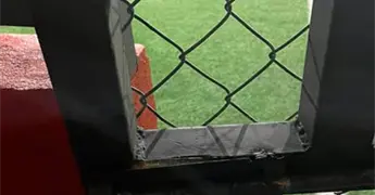 Vandalean y da&ntilde;an cancha deportiva