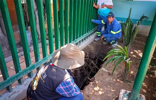 Surge socav&oacute;n en albergue de Cl&iacute;nica IMSS 14
