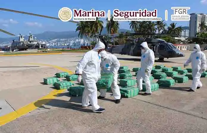 Aseguran casi dos toneladas de cocaína