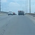 Puente de Circuito Potosí "golpea" a vehículos Puente de Circuito Potosí "golpea" a vehículos