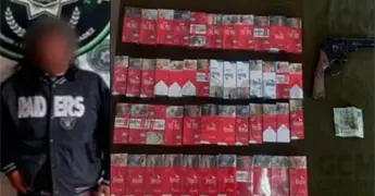 Cae un ladr&oacute;n de cigarros de Soledad