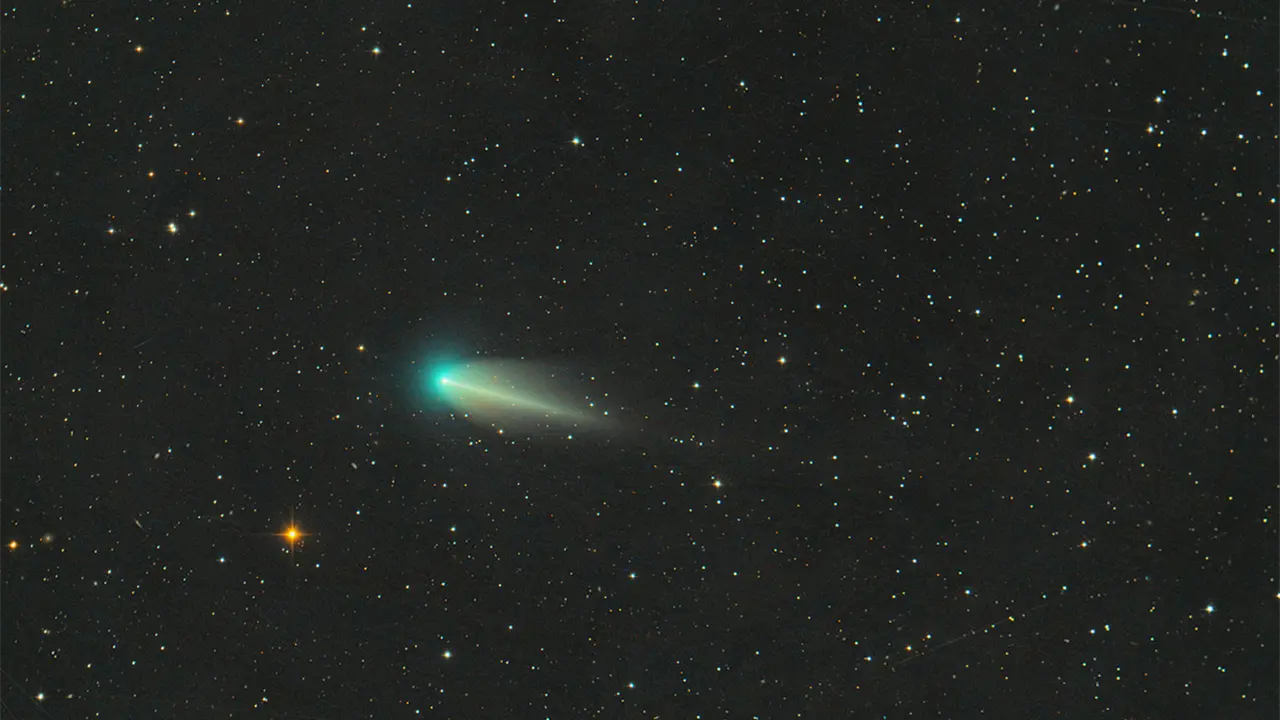 El cometa registró dos intensos destellos.