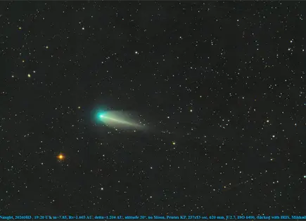 Cometa multiplica su brillo casi 10 mil veces Cometa multiplica su brillo casi 10 mil veces
