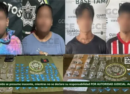 Detienen a cuatro con sustancias il&iacute;citas en la Huasteca