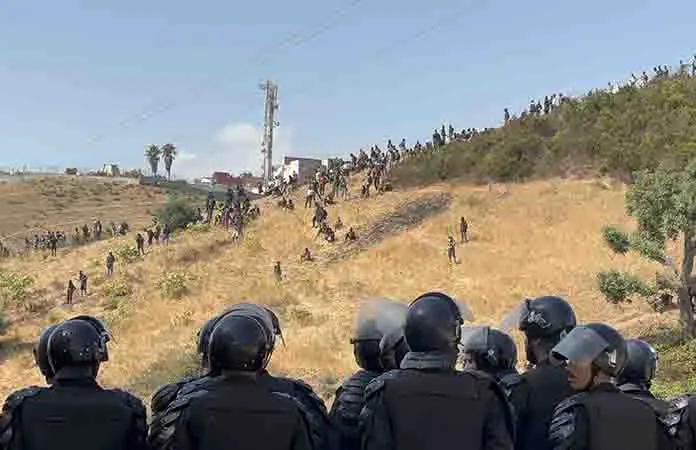 Falla nuevo cruce de migrantes a Ceuta
