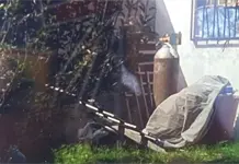 Localizan en una vivienda cilindro de gas cloro hurtado Localizan en una vivienda cilindro de gas cloro hurtado
