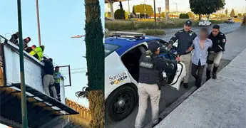 Rescatan a hombre en crisis sobre puente de la Carretera 57