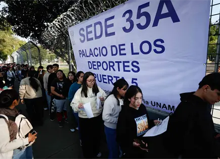 UNAM reporta asistencia de 4 mil 200 j&oacute;venes al examen de control