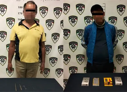 Agarran a un par de maleantes en el Centro Agarran a un par de maleantes en el Centro