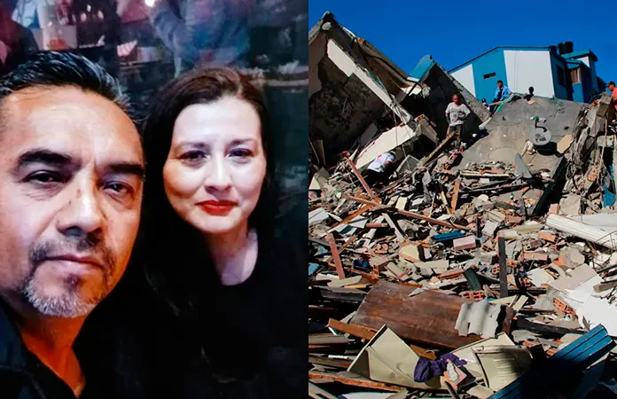 Despiden a pareja que murió durante sismo