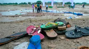 Estampida en India deja siete muertos